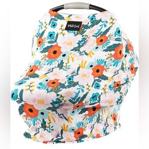 NWOT MilkSnob Magnolia Print Car Seat & Nursing Cover